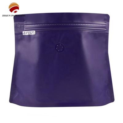 China Custom Shape Valve Zipper Coffee Bag 200g-5kgs Various Capacity for sale