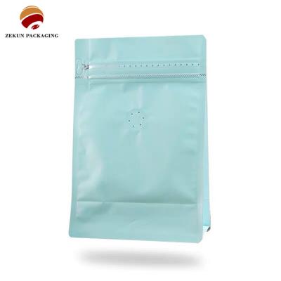 China Biodegradable 200g - 1000g Quad Seal Coffee Bag Gravure Printing for sale