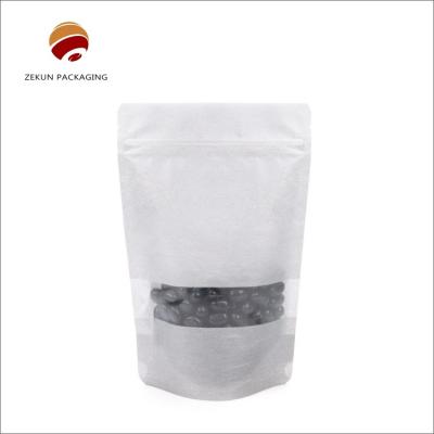 China Kraft Paper Bag Custom Printed 200g Capacity Gravure Printed Food Packaging Solution for sale