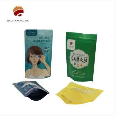 China OEM Custom Printed Plastic Food Packing Pouches With Zipper Top for sale