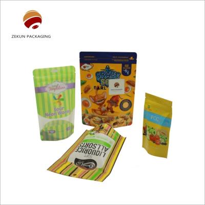 China Durable Custom Printed Plastic Packaging Bags Vibrant Colors HACPP Certified for sale