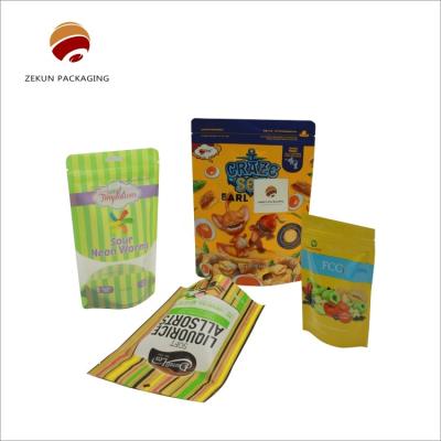 China Gravure Printed Food Plastic Bags Packaging With Hot Press Sealing for sale