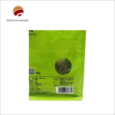 Chine Sac d'emballage de thé personnalisé avec fermeture à glissière CMYK/PANTON Design hydrofuge 30-200g-5kgs à vendre