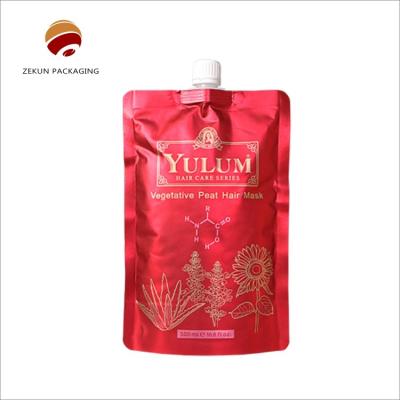 China Customized Printed Spout Pouch With Colorful Design Easy Mix Cap For Liquid Products for sale