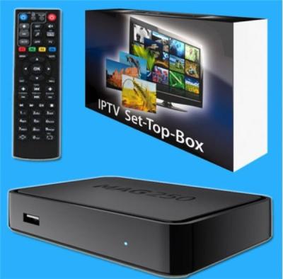 China Mag250 Arabic IPTV Box with popular Channels Sport Arabic English Kids Adults for sale