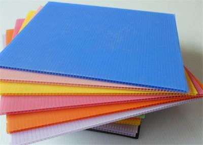 China CS-001 Polypropylene Hollow Corrugated Plastic Sheet 2440x1220mm for sale