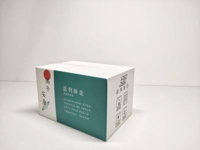 China Inorganic Powder White Shipping Boxes 3mm E Flute Corrugated for sale