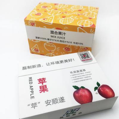 中国 Ecoの友好的な非有毒物質の波形のプラスチック包装箱 販売のため