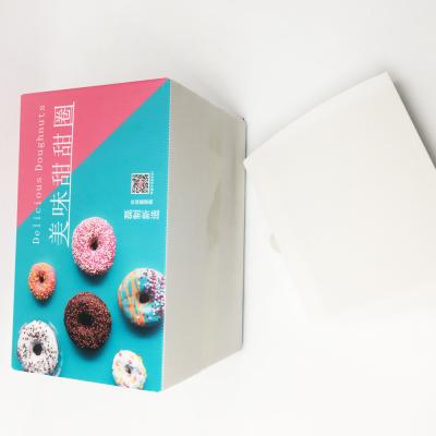 China La caja no tóxica 3.5m m imprimible blanca del paquete de la comida para la pizza toma y va en venta