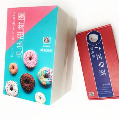 China 3.0mm Reusable Anti - Bacteria Corrugated Plastic Packaging Boxes Foldable Dim Sums Donuts for sale