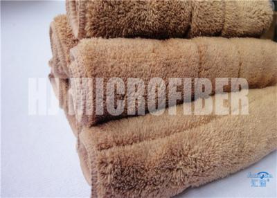 China 80% Polyester 20% polyamide 30*40 microfiber cleaning towel 450gsm coral fleece piped square  towel for sale