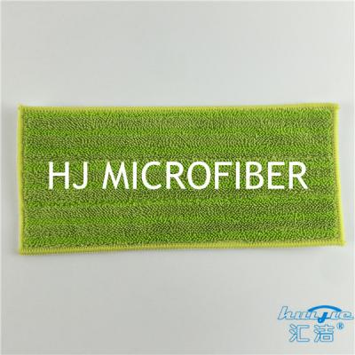 Chine Têtes de balai de nettoyage de plancher de tissu de pile de torsion de protections de balai de recharge de Bath de Microfiber de couleur verte à vendre