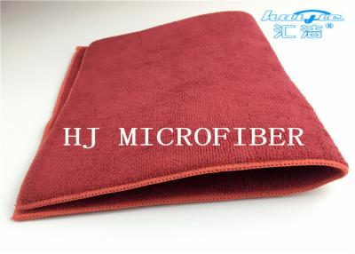 China Red Color 80% Polyester 20% Polyamide Microfiber Towel Cloth Fabric Pad Middle With Sponge Multifunctional Pads for sale