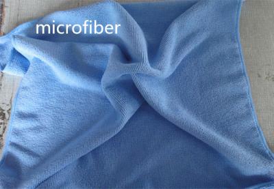 中国 Microfiberの皿タオル40 * 40cmの青8020のテリー タオルをきれいにする吸収性の台所車 販売のため