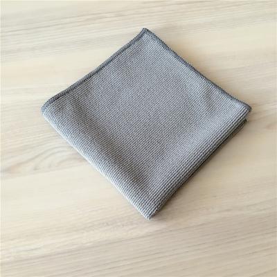 China Grey Microfiber Extra Thickness Pearl Cloth Car Cleaning Cloth 400gsm for sale