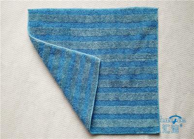 China Plegable azul del reemplazo de la microfibra de la toalla del cojín mojado multifuncional de la fregona en venta