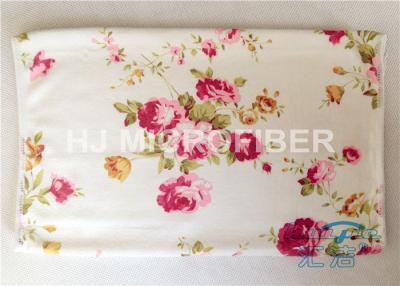 China 30 x 30cm Printed Microfiber Cleaning Cloth With Flower , 20% Polyamide for sale