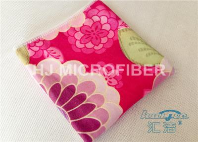 China Washing Lint Free Printed Microfiber Cloth For Cleaning , Microfiber Terry Cloth for sale
