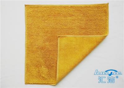 China Non-Abrasive Thick High Pile Terry Microfiber Bath Towels / Microfibre Face Cloth for sale