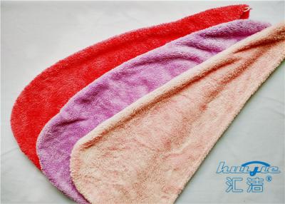 China Double-Faced Coral Fleece Microfiber Hair Turban Hair-Drying , Hair Salon Towel for sale
