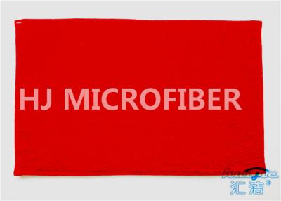 China Red Fluffy Eco-Friendly Microfiber Mat Highly Absorbent With Interior Foam for sale