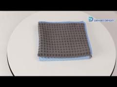 Waffle Weave Towel, Microfiber Waffle Weave Drying Towel Cloth for Car Detailing, Home Kitchen, All-