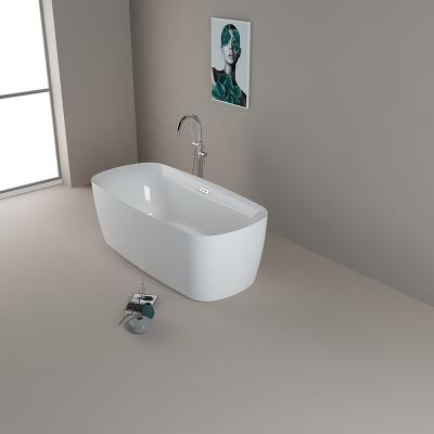 China 170x80x58cm Acrylic Soaking Tub With Center Drain for sale