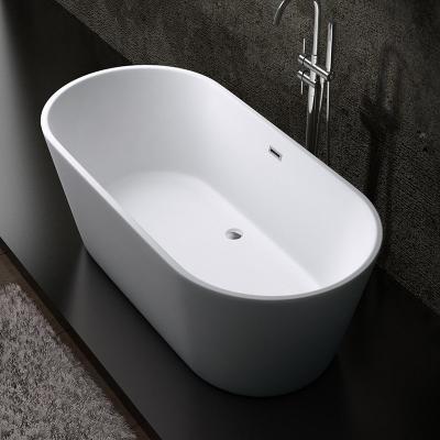 China Non Porous White Acrylic Freestanding Bathtub For Bathroom en venta