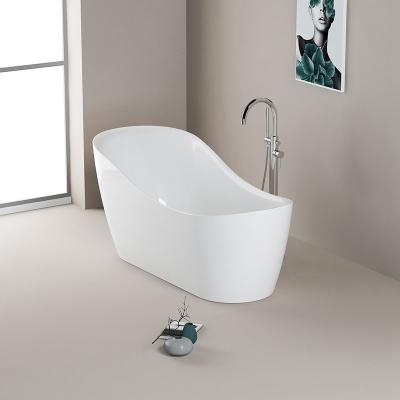 China Contemporary Bathroom Freestanding Soaking Bathtub With Center Drain Placement for sale