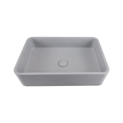 China Light Cyan Gray Pop Up Art Basin For Home Decoration And Drainage for sale
