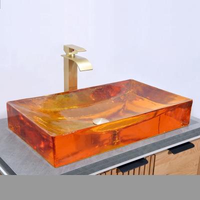 China Modern Glass Sink Bowl With CUPC Certificate 1 Hole 5 Year Warranty Te koop