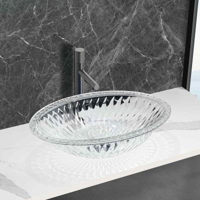 China Elegant Countertop Bathroom Sinks With Smooth Finish Modern And Functional à venda