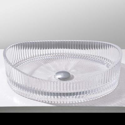 China Die Casting Glass Sink Bowl No Overflow Sophisticated And Trendy en venta