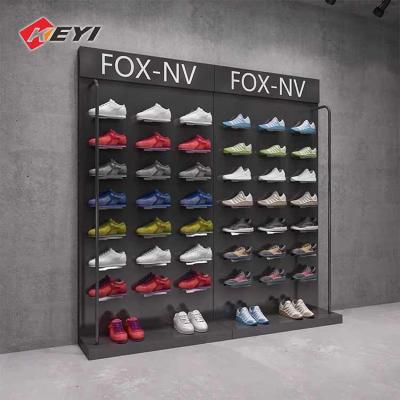 China Modern pop retail display rack metal Shoe Display Shelves for shop for sale