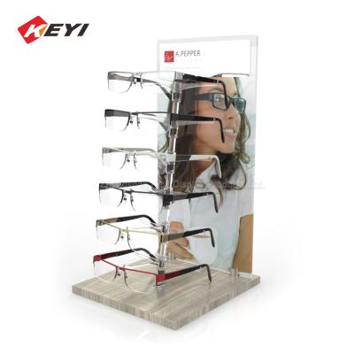 China Clear Acrylic Sunglasses Counter Display for sale