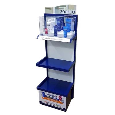 China New Arrival High Quality Metal Cosmetic Stand Makeup Display Rack for sale