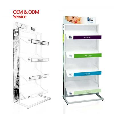 China China Factory Custom 4 Tier Metal Pillow Stand Pillow Display Rack For Retail Shop for sale