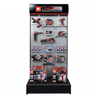 China Hardware Store pegboard display stand floor Power tools display for sale