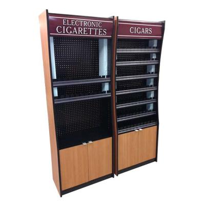 China Tobacco Shop Display Furniture Floor Standing Cigarette Display Cabinet for sale