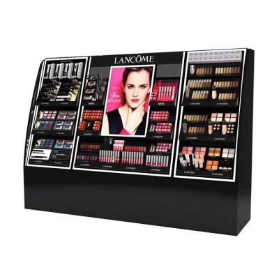 China Large Luxury Led Light Makeup Shop Furniture Cosmetics Display Cabinet for sale