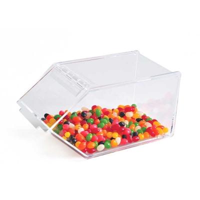 China Wholesale Custom Sweet Storage Bin Clear Acrylic Candy Box With Lid for sale