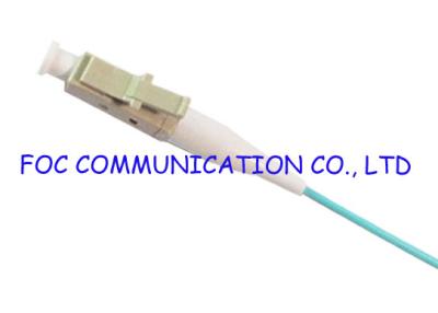 China LC OM3 Simplex Fiber Optic Pigtail With High Concentricity Ceramic Ferrule for sale