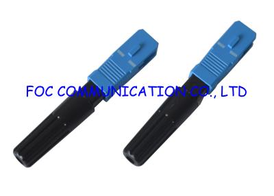 China Fast SC / UPC Fiber Optic Cable Connectors Quick and Easy Termination for sale