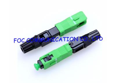 China SC APC Fiber Optic Connector Quick Connector For FTTx Field Installable for sale