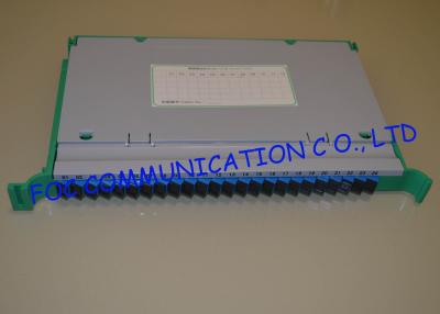 China Fiber Optic Splice Tray 24 Port Fiber Optic Patch Panel Loaded with SC Adapters and Pigtails for sale