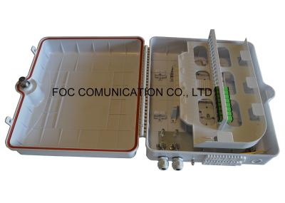 China IP65 UV Resistant Fiber Optic Termination Box Wall / Pole Mount ABS Plastic Materials for sale