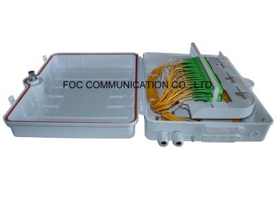 Китай Белое прекращение кабеля оптического волокна кладет Сплиттер в коробку 1кс32 ПЛК Модуэл АБС продается