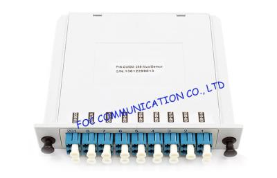 China tipo del casete del WDM de la multiplexación de división de longitud de onda de la fibra 900um en venta
