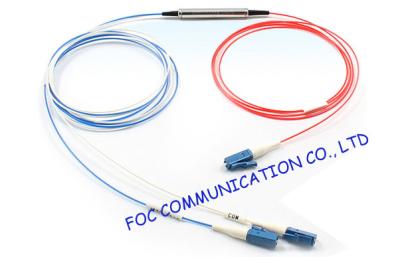 China Mini Tube Type 2 Channel Wdm Lc / Upc Connector , Wide Operating Wavelength for sale