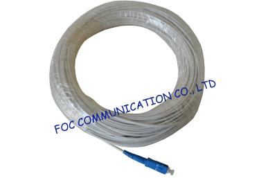 China Simplex or Duplex SC Optical Fiber Pigtail with FTTH Indoor Cable High Stability for sale